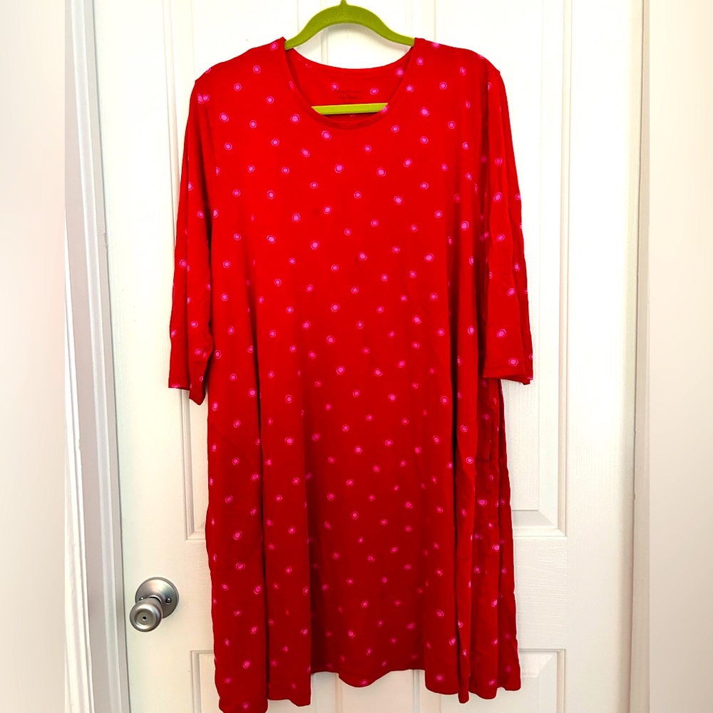 Cotton Modal tunic or dress by Gudrun Sjoden.
